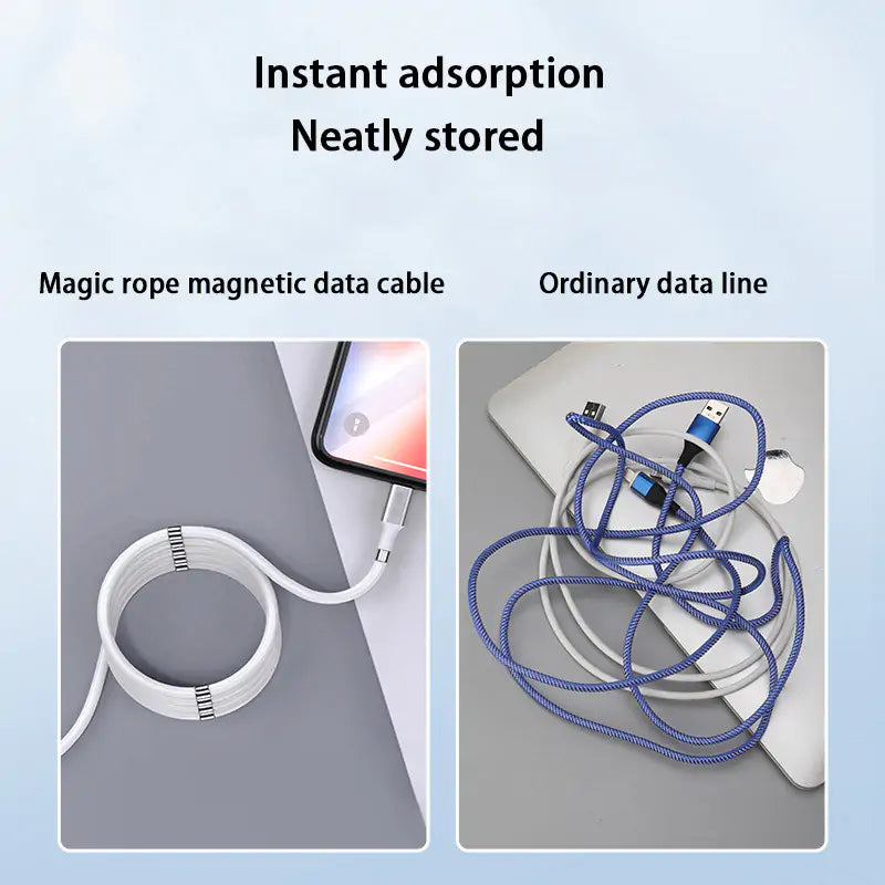 Magnetic USB Type-C Cable for Fast Charging & Data Sync