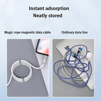 Magnetic USB Type-C Cable for Fast Charging & Data Sync